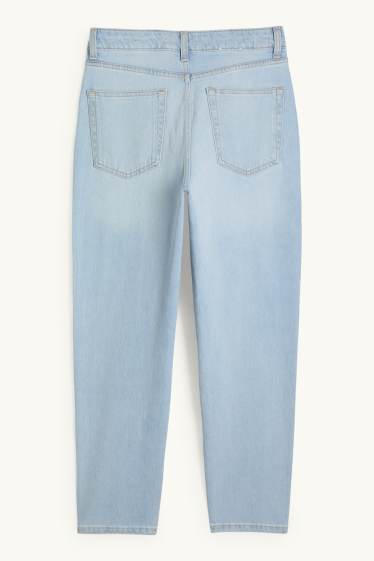 Femmes - Mom jean - high waist - LYCRA® - bleu clair