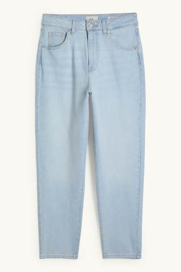 Femmes - Mom jean - high waist - LYCRA® - bleu clair