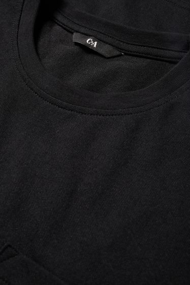 Men - T-shirt - regular fit - black