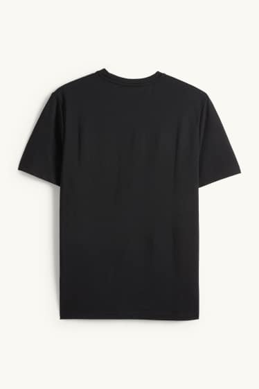 Men - T-shirt - regular fit - black