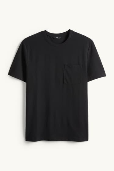 Men - T-shirt - regular fit - black