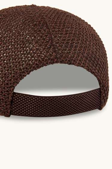 Femmes - Casquette en paille - marron