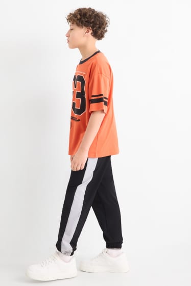 Enfants garçons - Bas de jogging - gris / noir