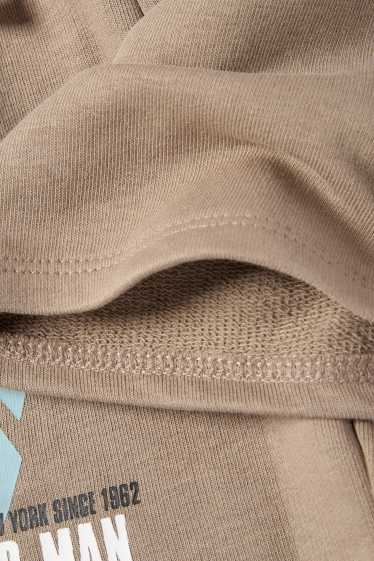 Kinder Jungen - Spider-Man - Set - Kurzarmshirt und Cargo-Sweatshorts - blau  / beige