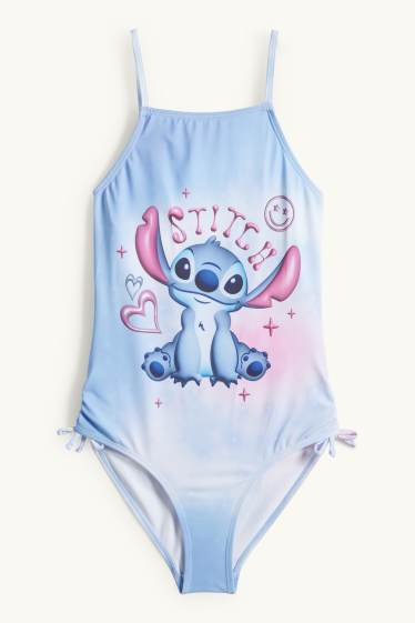 Nena - Lilo & Stitch - banyador - LYCRA® XTRA LIFE™ - rosa / blau clar