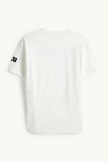 Kinderen: jongens - Gaming controller - T-shirt - wit