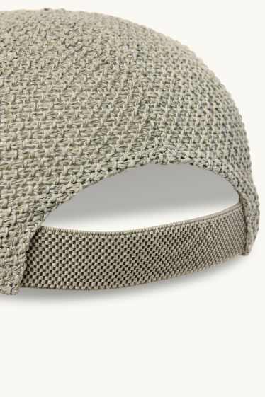 Femmes - Casquette en paille - vert clair