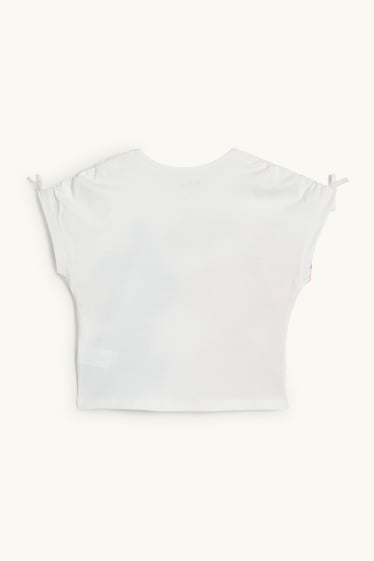 Nena - Lilo & Stitch - samarreta de màniga curta - efecte brillant - blanc/rosa