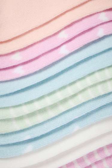 Copii - Fete - Multipack 7 perechi - șosete sub gleznă - multicolor