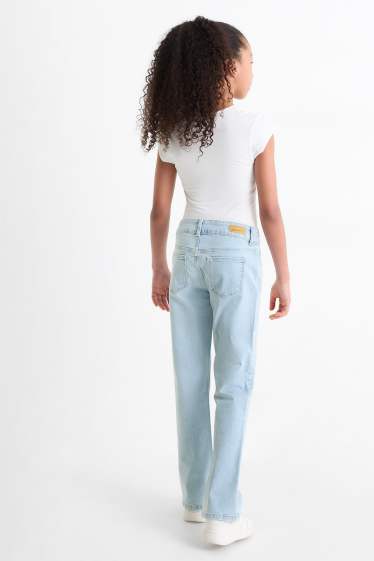 Enfants filles - Jean bootcut - LYCRA® - bleu clair