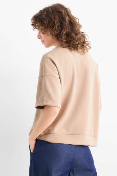 Damen - Sweatshirt - beige