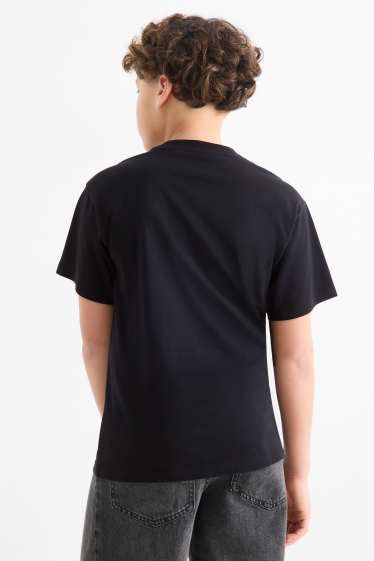 Copii - Băieți - Baschet - tricou cu mânecă scurtă - portocaliu / albastru