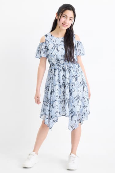 Nena - Vestit - estampat - blanc/blau