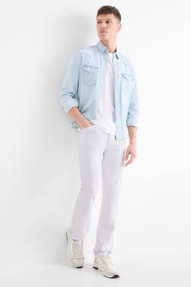 Hommes - Straight jean - blanc