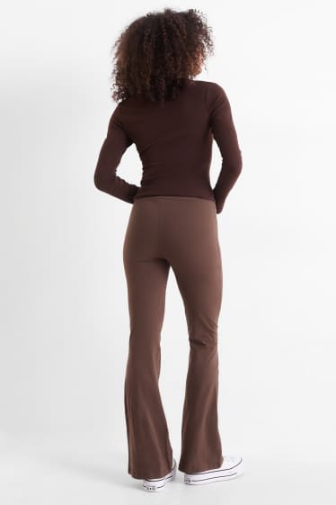Femmes - Flared leggings - marron