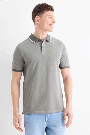 Herren - Poloshirt - Regular Fit - grün