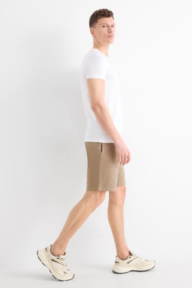Uomo - Shorts di felpa - marrone chiaro