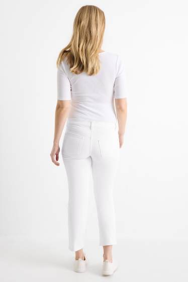 Femei - Jeans gravide - straight jeans - alb