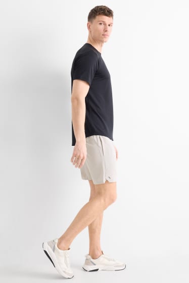 Heren - Sportshort - lichtgrijs