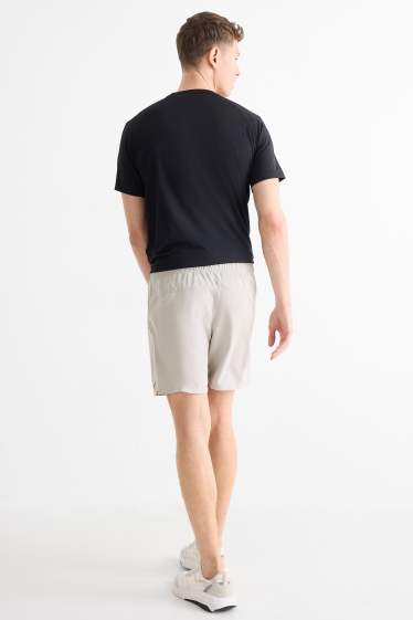 Heren - Sportshort - lichtgrijs