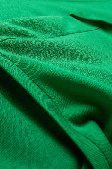 Femmes - T-shirt à col V - relaxed fit - vert