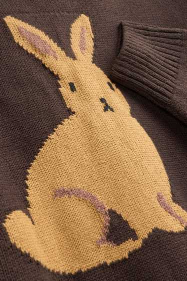 Damen - Pullover - dunkelbraun