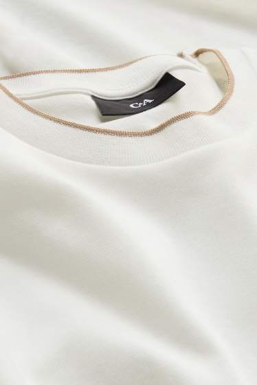 Bărbați - Tricou - regular fit - crem