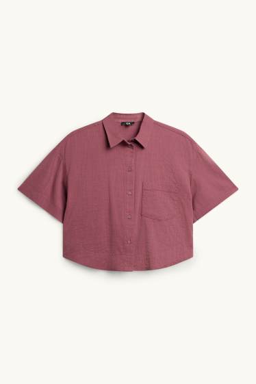 Women - Shirt blouse - lilac