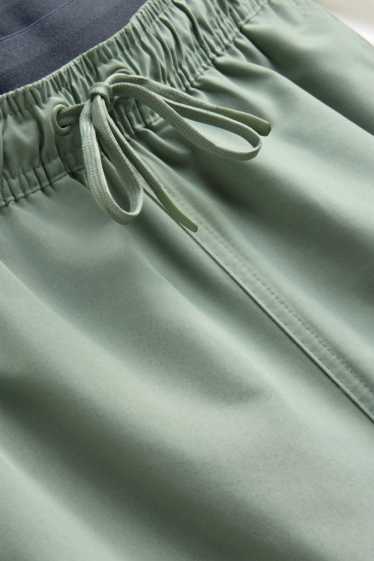 Herren - Badeshorts - 2-in-1-Look - hellgrün