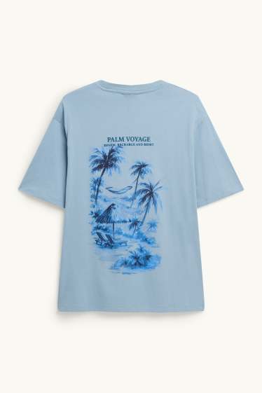 Herren - T-Shirt - Relaxed Fit - hellblau