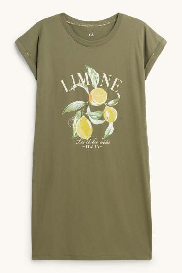 Femei - Cămașă de noapte - verde