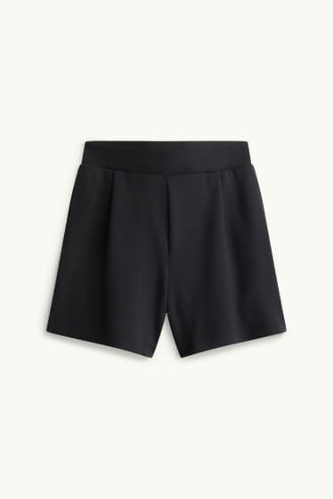 Mujer - Shorts - mid waist - negro