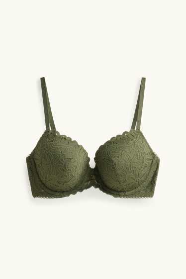 Femmes - Soutien-gorge avec armatures - FULL COVERAGE - ampliforme - vert