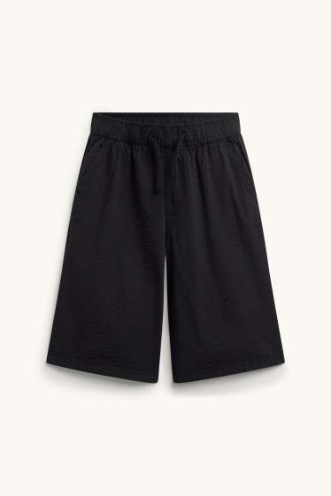 Copii - Băieți - Pantaloni scurți de trening - negru