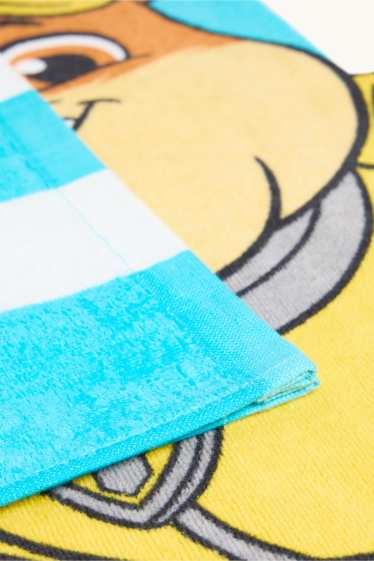Copii - Băieți - Patrula cățelușilor - Chase, Rubble - prosop de plajă - albastru / alb