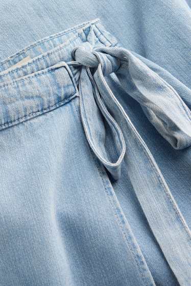 Damen - Jeansrock - helljeansblau