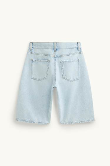 Enfants garçons - Bermudas en jean - jean bleu clair