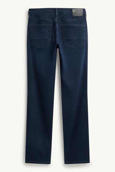 Pánské - Straight jeans - tmavomodrá