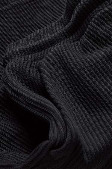 Heren - Short - geribd - zwart