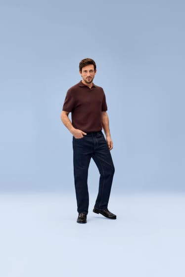 Men - Regular jeans - denim-dark blue