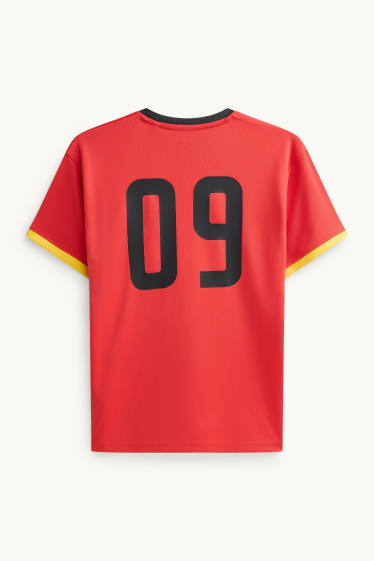 Enfants garçons - Belgique - T-shirt - rouge