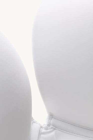 Dona - Sostenidors amb cèrcol - PLUNGE - push-up - enconxat - LYCRA® - blanc