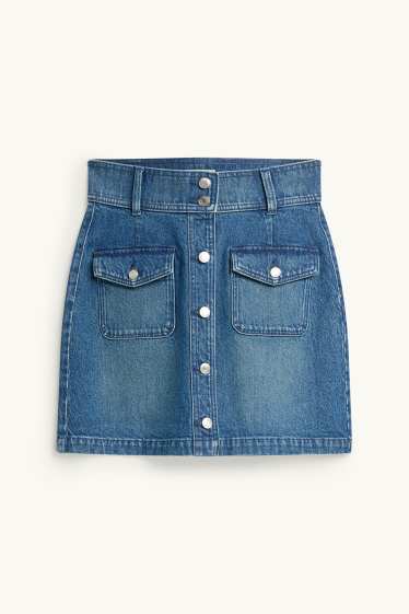 Dames - Spijkerrok - blauw