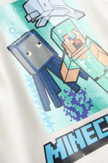 Niños - Minecraft - camiseta sin mangas - blanco