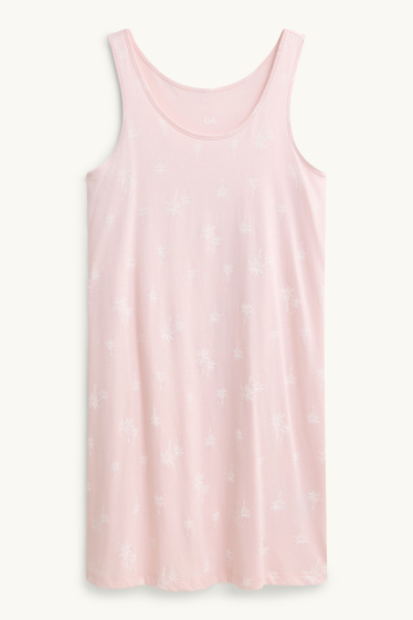 Donna - Camicia da notte - fantasia - rosa