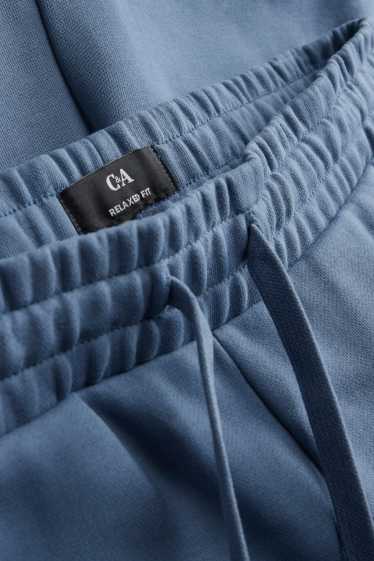 Hommes - Short en molleton - bleu