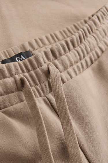 Hommes - Short en molleton - beige