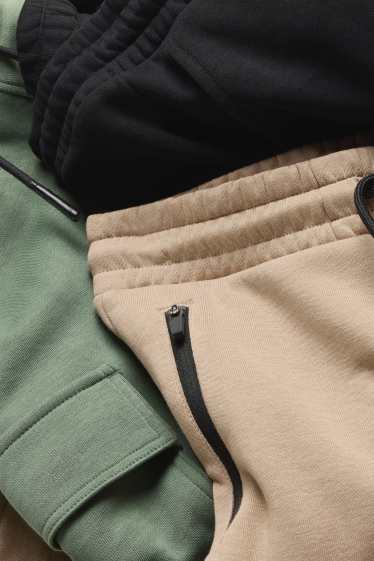 Nen - Paquet de 3 - pantalons curts de xandall - beix