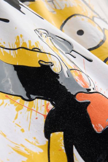 Enfants garçons - Lot de 2 - Les Simpsons - T-shirt - blanc