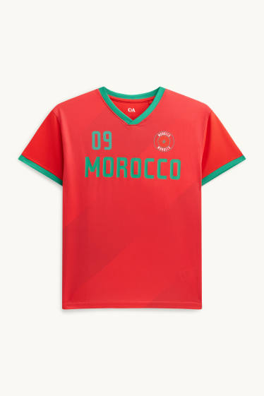 Enfants garçons - Maroc - T-shirt - rouge